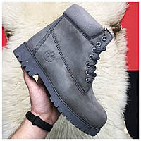 Мужские / женские зимние ботинки Timberland Gray Fure Premium, серые мужские ботинки тимберленд зимние женские