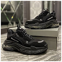 Кроссовки Balenciaga Triple S Clear Sole Black, кроссовки баленсиага трипл с, кросівки Balenciaga, баленсияга