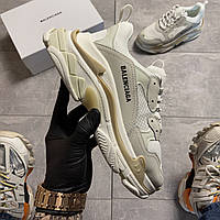 Кроссовки Balenciaga Triple S White/Gray, кроссовки баленсиага трипл с, кросівки Balenciaga Triple, баленсияга