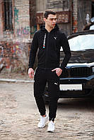 Мужской черный спортивный костюм Puma BMW