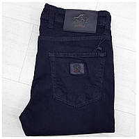 Мужские зауженные чёрные джинсы Paul & Shark Dark Blue, джинсовые штаны паул шарк мужские джинсовые брюки