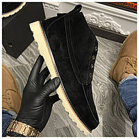 Мужские зимние Ugg David Beckham Boots черные замшевые угги Ugg Men Neumel ботинки уги Ugg Classic Short Black