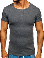 Мужская темно-серая футболка ASOS