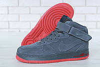 Мужские зимние кроссовки Nike Air Force 1 Mid 07, кроссовки найк аир форс, зимові кросівки Nike Air Force 07