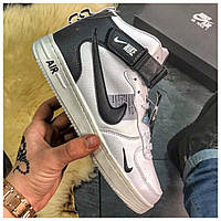 Зимние кроссовки Nike Air Force High White Fur найк аир форс 1 хай зимові кросівки Nike Air Force 1 High '07