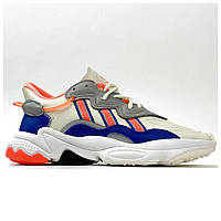 Мужские / женские кроссовки Adidas Ozweego Beige Orange Blue, разноцветные кроссовки адидас озвиго