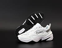 Мужские / женские кроссовки Nike M2K Tekno, белые кожаные кроссовки найк м2к текно