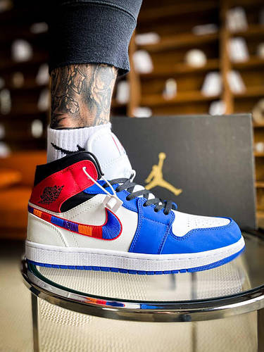 Nike Air Jordan 1 Mid Multi color Swoosh ID 1432726874 1950 Prom.ua