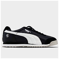 Мужские кроссовки Puma Roma BMW Black White, черные кроссовки пума рома бмв