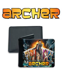 Кошелек Спецагент Арчер "Cards" / Archer Без відкидної кишені для документів