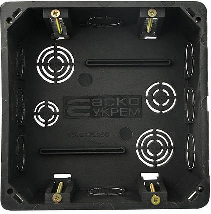 Розподільча коробка АСКО-УКРЕМ 100x100x45мм для гіпсокартону, IP44, фото 2