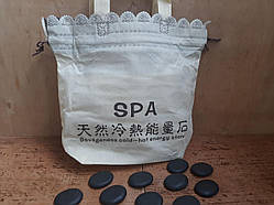 Камені для стоун масажу з термонагрівачом 20 шт