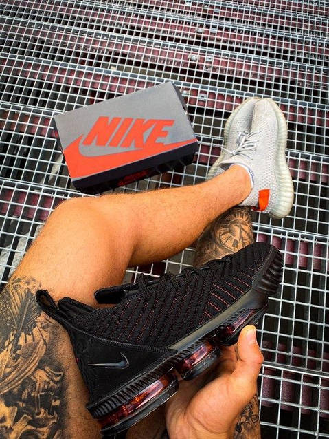 Lebron 16 black orange deals