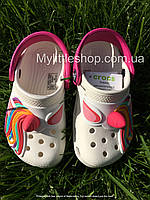 Сабо Crocs Classic I AM Unicorn Kids clog 33 р 20.1-20.8 см Детские Белые с единорогом 207073-100-J2 White