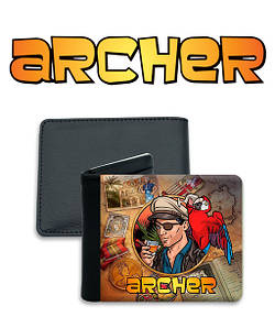 Кошелек Спецагент Арчер "Pirate and parrot" / Archer Без відкидної кишені для документів