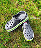 Сабо Crocs Bayaband Kids Clog 29 р 17.5-18.3 см Темно сірі 205100-025-C12 Charcoal, фото 4