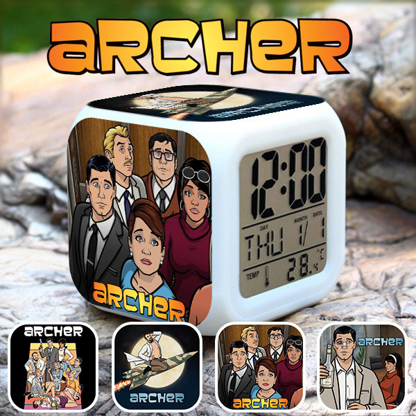 Настільний годинник Спецагент Арчер "Super Command" / Archer