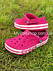 Сабо Crocs Bayaband Kids Clog 34 р 20.9-21.7 см Малинові 205100-J3 Raspberry, фото 4
