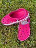 Сабо Crocs Bayaband Kids Clog 34 р 20.9-21.7 см Малинові 205100-J3 Raspberry, фото 6