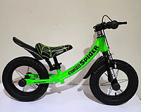 Беговел 75123 велобег детский CORSO 12 дюймов, алюминиевый с ручным тормозом и крыльями