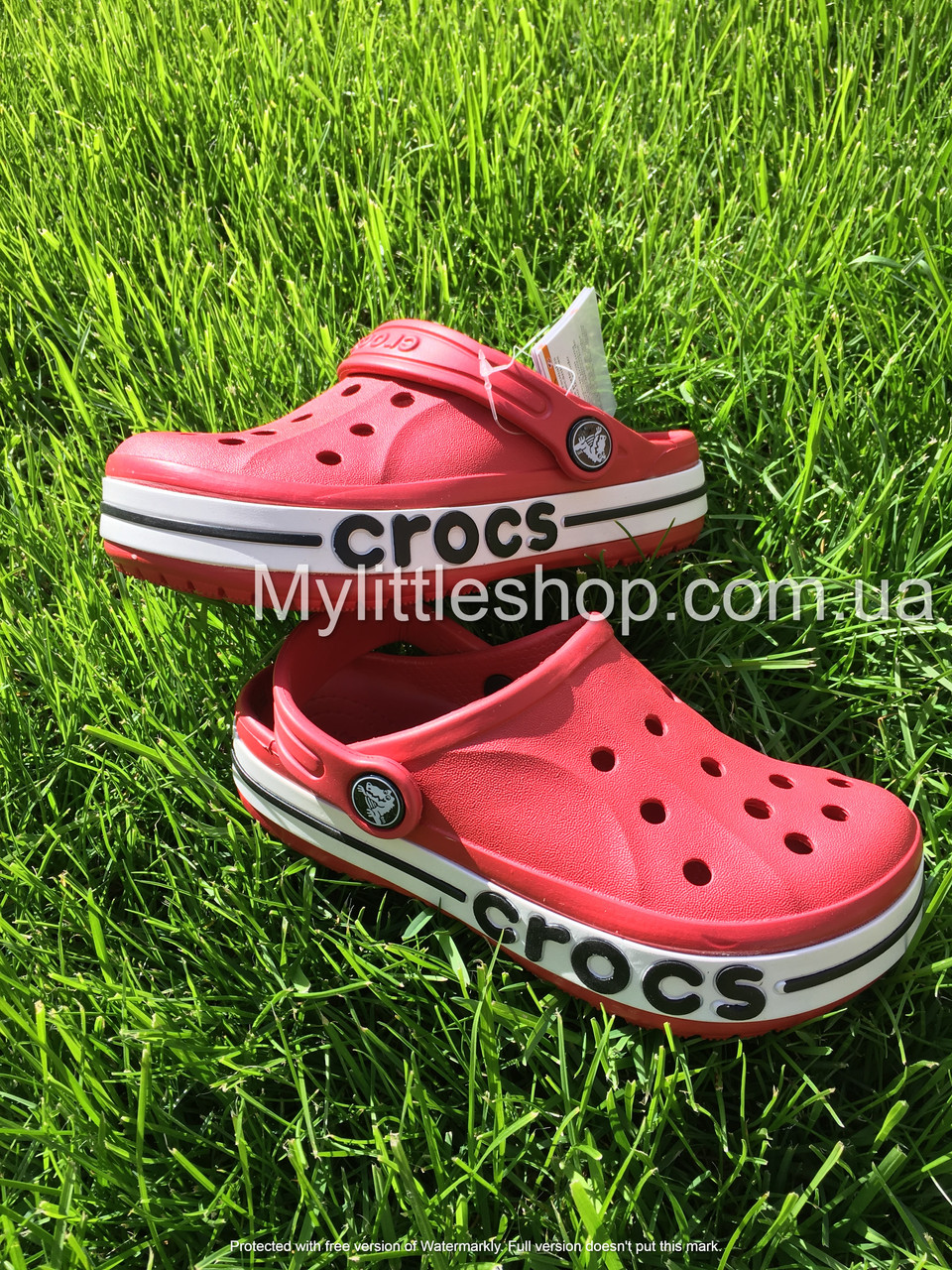Сабо Crocs Bayaband Kids Clog 29 р 17.5-18.3 см Червоні 205100-6EN-C12 Pepper