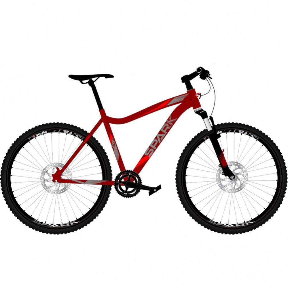 Велосипед з безкоштовною доставкою SPARK DAN 26-AL-19-AM-D (червоний з помаранчевим)