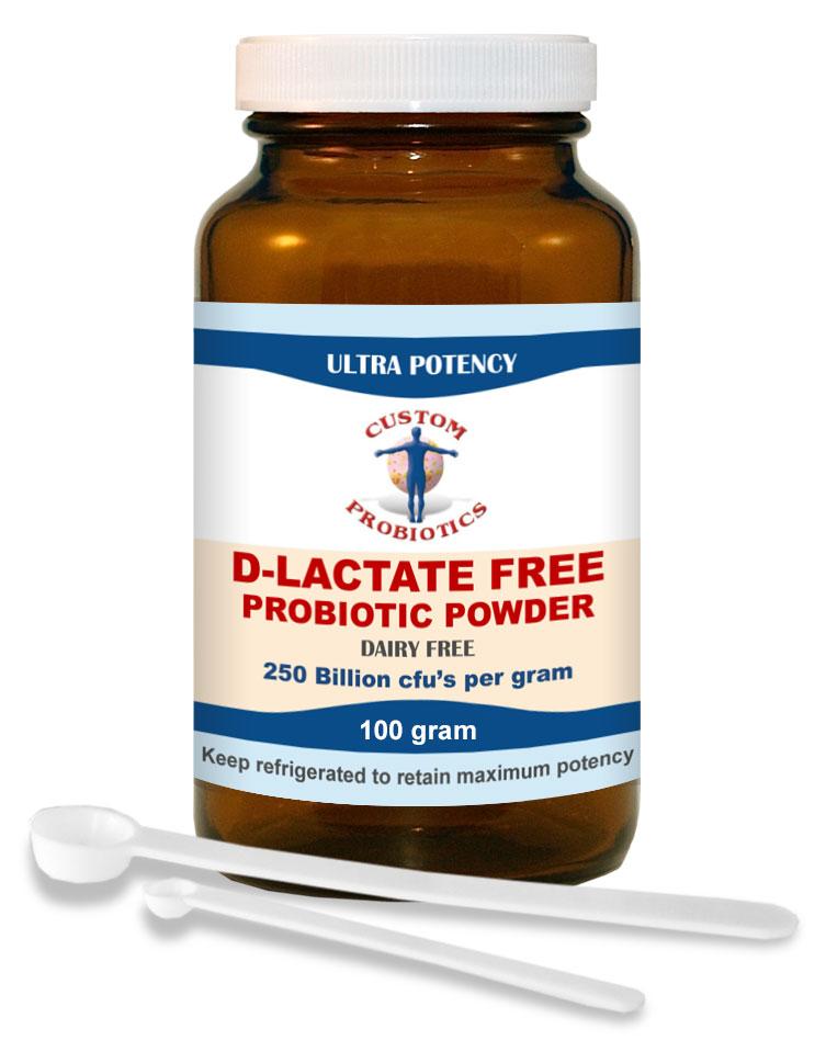 Custom Probiotics D-Lactate Free / Пробіотична суміш без Д - Лактат 100 г