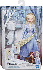 Ігровий набір лялька Холодне серце Модна зачіска Ельзи Frozen 2 Sister Styles Elsa E7002