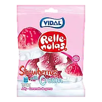 Желейные конфеты Без глютена Клубника со сливками Strawberries with cream ТМ VIDAL 100г Испания