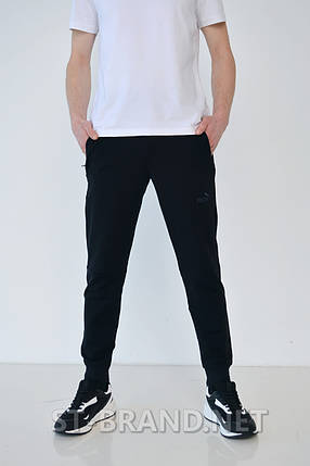 46,48,50,52. Зручні чоловічі спортивні штани на манжетах із якісного трикотажу - темно-сині, фото 2
