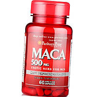 Екстракт маки перуанської Puritan's Pride Maca 500 мг 60 капсул комплекс для підвищення тестостерону