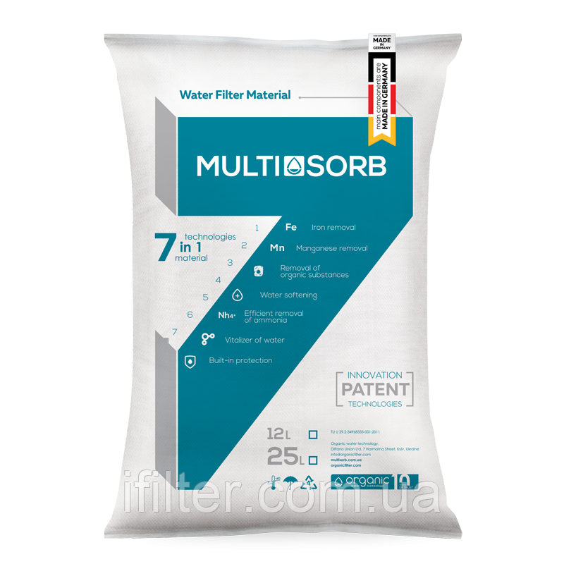 Organic Multisorb фільтруючий матеріал для комплексного очищення води, фото 1
