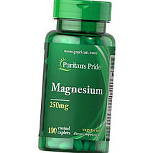 Магній Puritan's Pride Magnesium 250 mg 100 таблеток