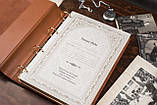 Сімейна книга з випуклими візерунками "Літопис сім'ї" Silver російською мовою. Колір коричневий, фото 9