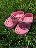 Сабо Crocs Crocband Kids Clog 34 р 20.9-21.7 см Дитячі рожеві з півонією 204537-J3 Peony Pink/Stucco, фото 6