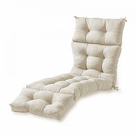 Матрац для шезлонгу білий