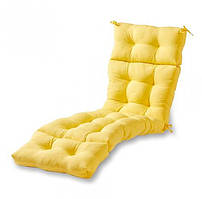 Матрац для шезлонгу жовтий
