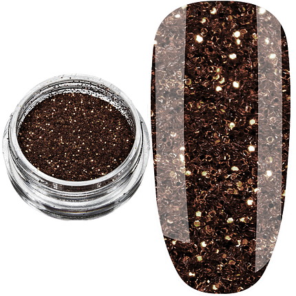 Блискітки пісок B-03, коричневий, фото 1