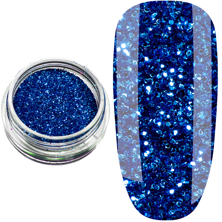 Блискітки пісок B-08, синій