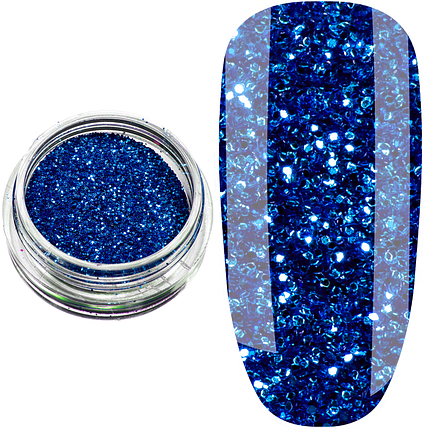 Блискітки пісок B-08, синій, фото 1