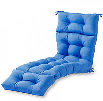 Матрац для шезлонгу блакитний