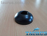 Чёрный сферический фланец ThermoPulse Sphere D70 / высота 25 мм Black, внутренний размер 3/4" (d25 мм). Латунь
