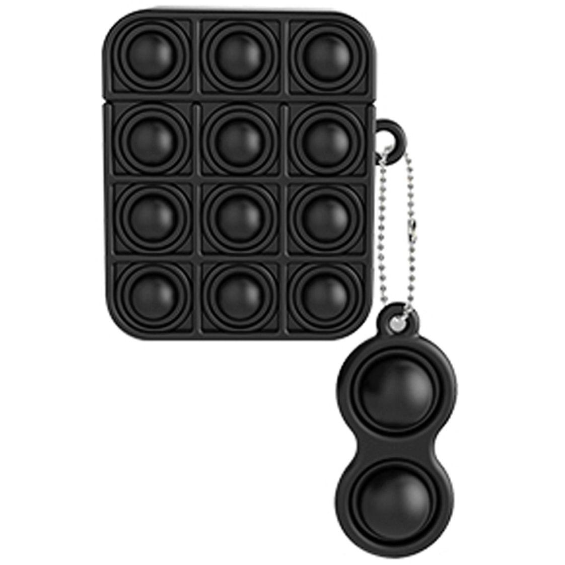 Чохол для навушників AirPods 1/2 Pop It Поп іт чорний (12)