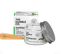 Toothpaste Glass Jar, 50 мл, натуральная зубная паста, освежающая мята, The Humble Co