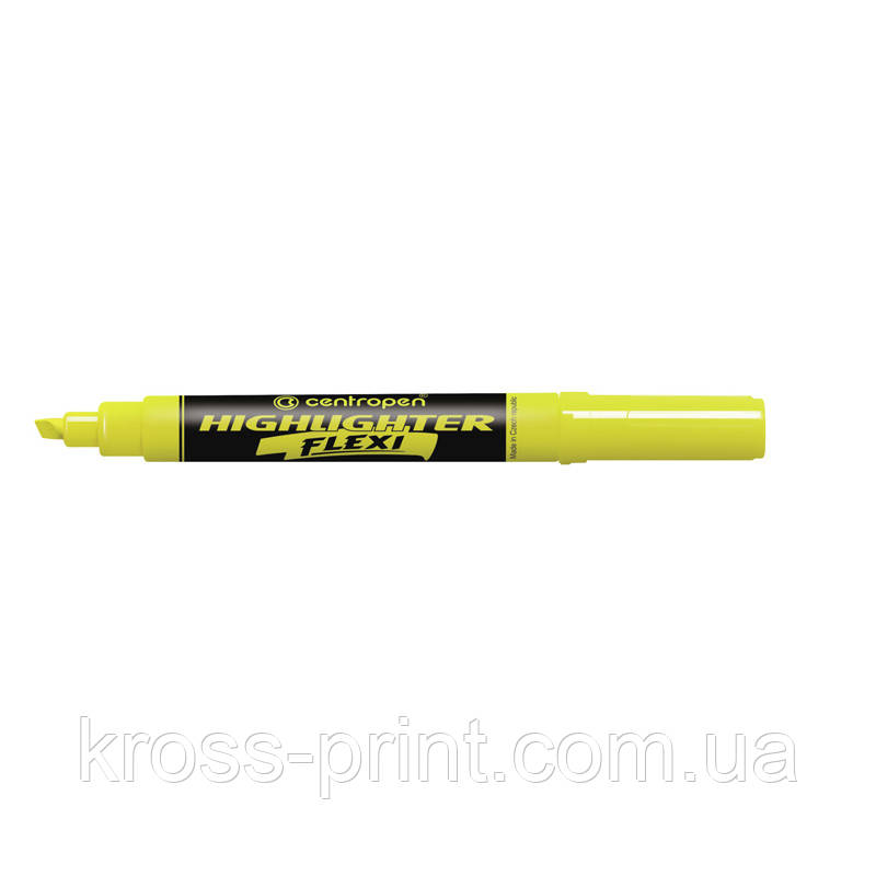 Маркер Fax 8542 FLEXI 1-5 мм клинуватий.жовтий