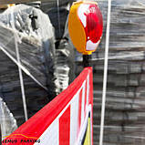 Сигнальний ліхтар для аварійних робіт ДФ02-Е на сонячних батареях червоний, фото 4
