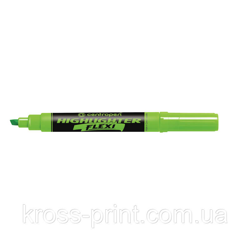 Маркер Fax 8542 FLEXI 1-5 мм клинуватий. зелений