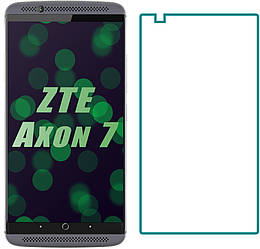Захисне скло ZTE Axon 7 (Прозоре 2.5 D 9H) (ЗТЕ Аксон 7)
