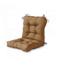 Подушка для крісла коричнева