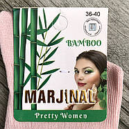 Шкарпетки жіночі бамбук середні з сіткою Marjinal, ароматизовані, розмір 36-40, асорті, 03742, фото 4